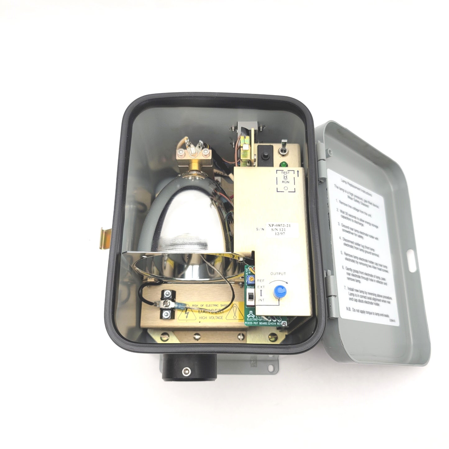 Used EG&G MVS-2060C Machine Vision Strobe Fiber Optic Light Source 100W115VAC 50/60Hz