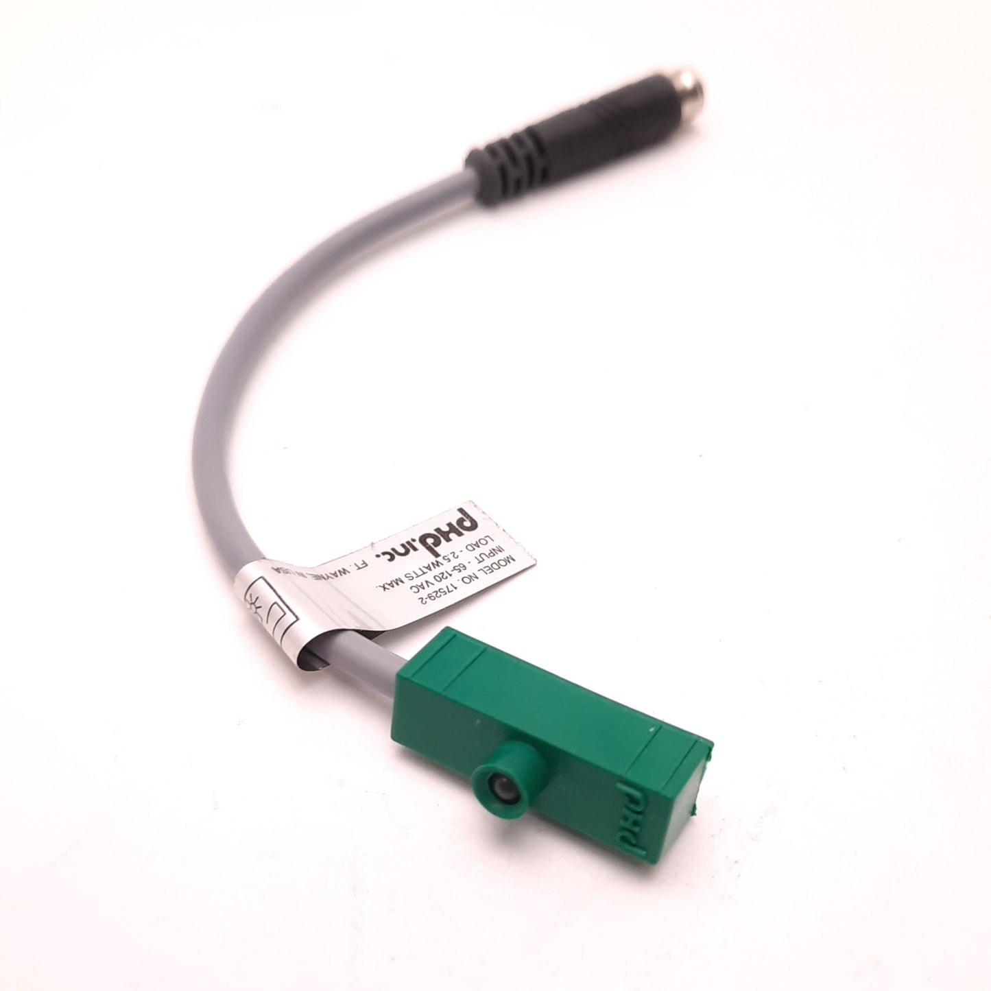Used PHD 17529-2 Proximity Switch, 65v - 120v AC, 2.5 Watts Max, Quick Connect