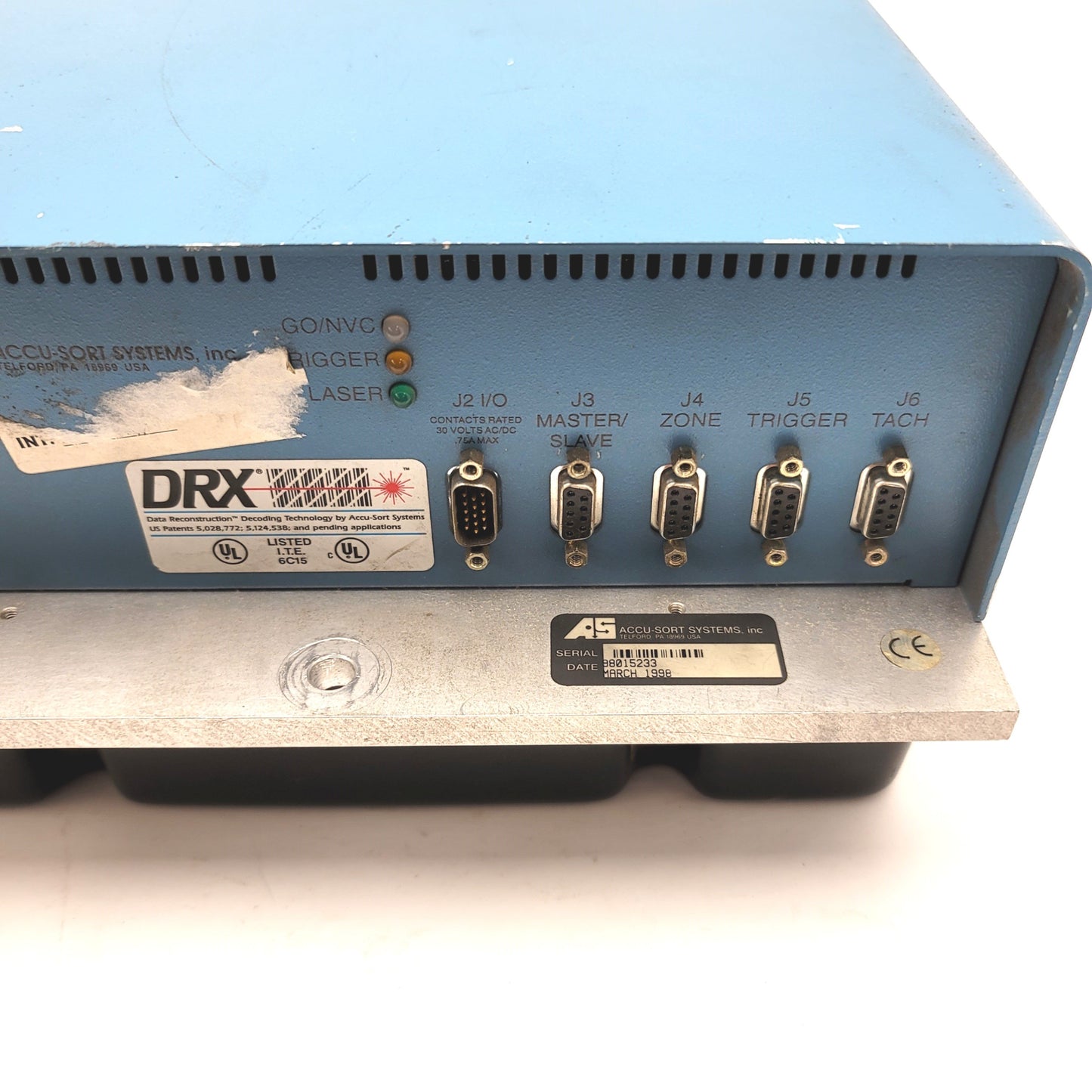 Used Accu-Sort Mini-X Style A DRX Omnidirectional Barcode Scanner 100-240VAC
