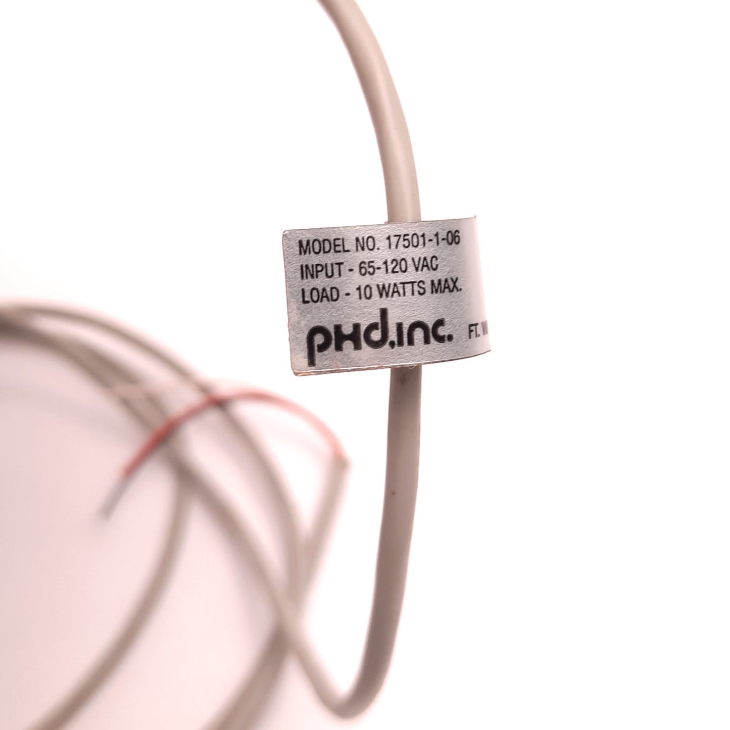 Used PHD 17501-1-06 Magnetic Reed Switch, 65v - 120v AC, 10w Max, Contact Closure