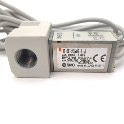 New SMC IS10E-20N02-L-A Pressure Switch 100 VAC/DC 101.5 PSI 1/4" NPT