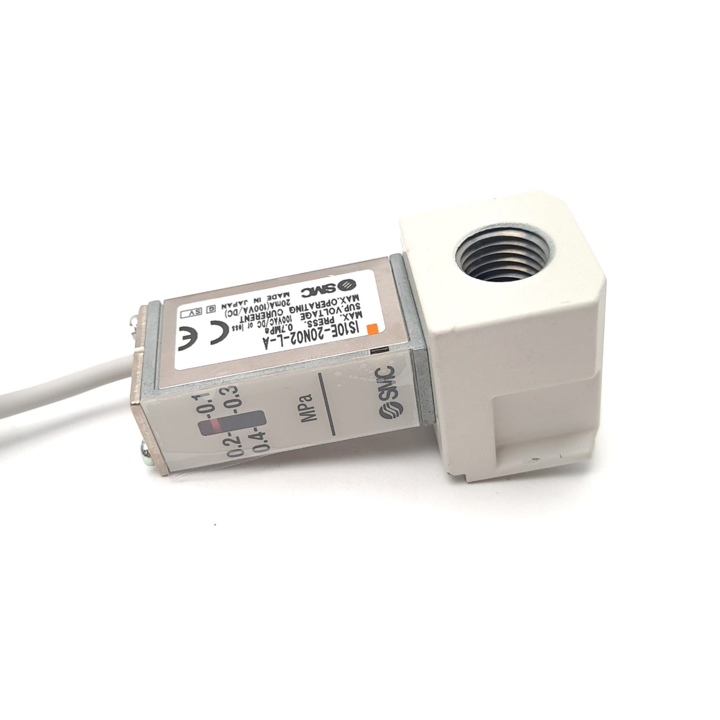 New SMC IS10E-20N02-L-A Pressure Switch 100 VAC/DC 101.5 PSI 1/4" NPT