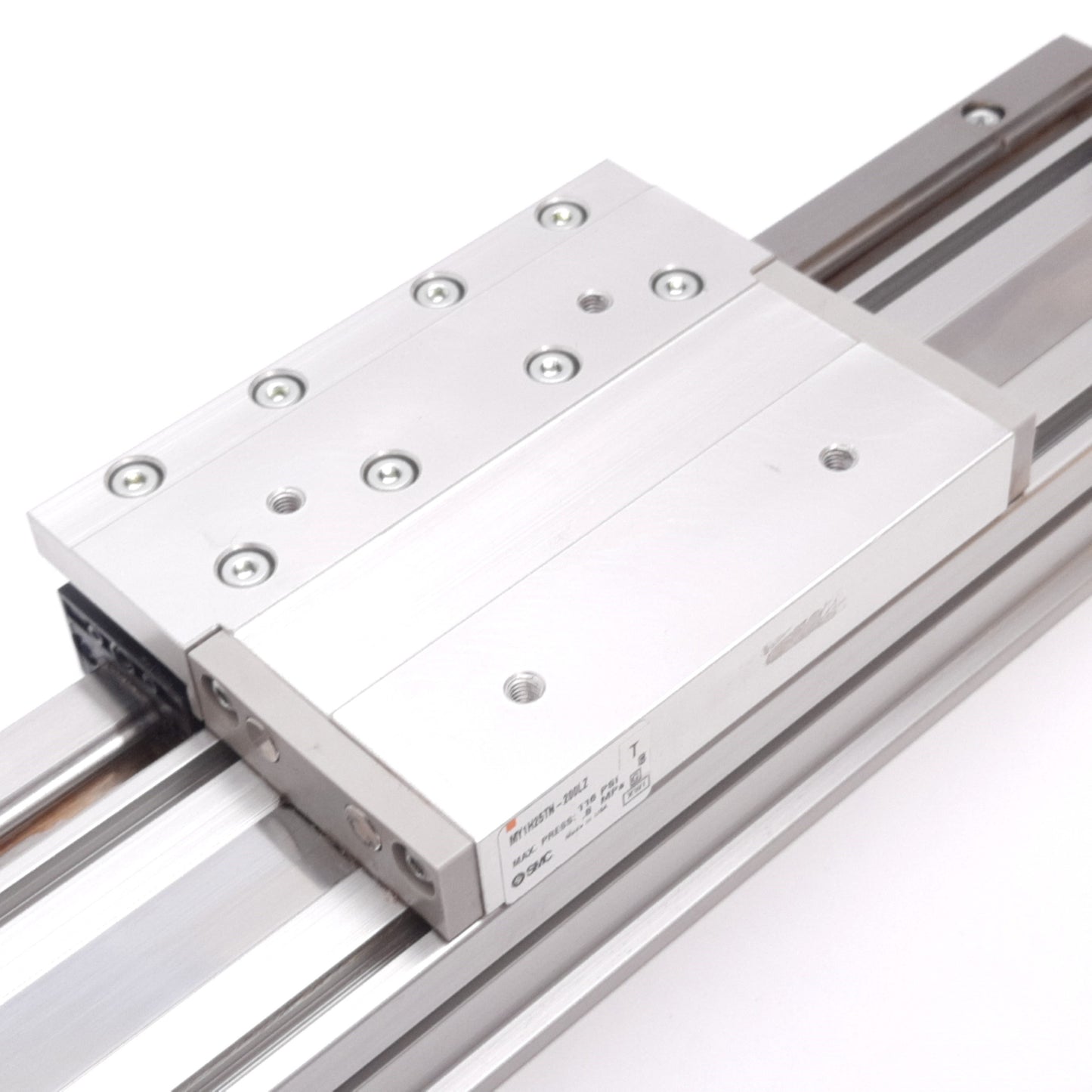 Used SMC MY1H25TN-200LZ Linear Guide Rodless Cylinder, Bore: 25mm, Stroke: 200mm