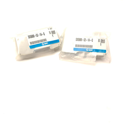 New Lot of 4 SMC SX5000-52-1A-Q Manifold Right End Plate Series SY5000