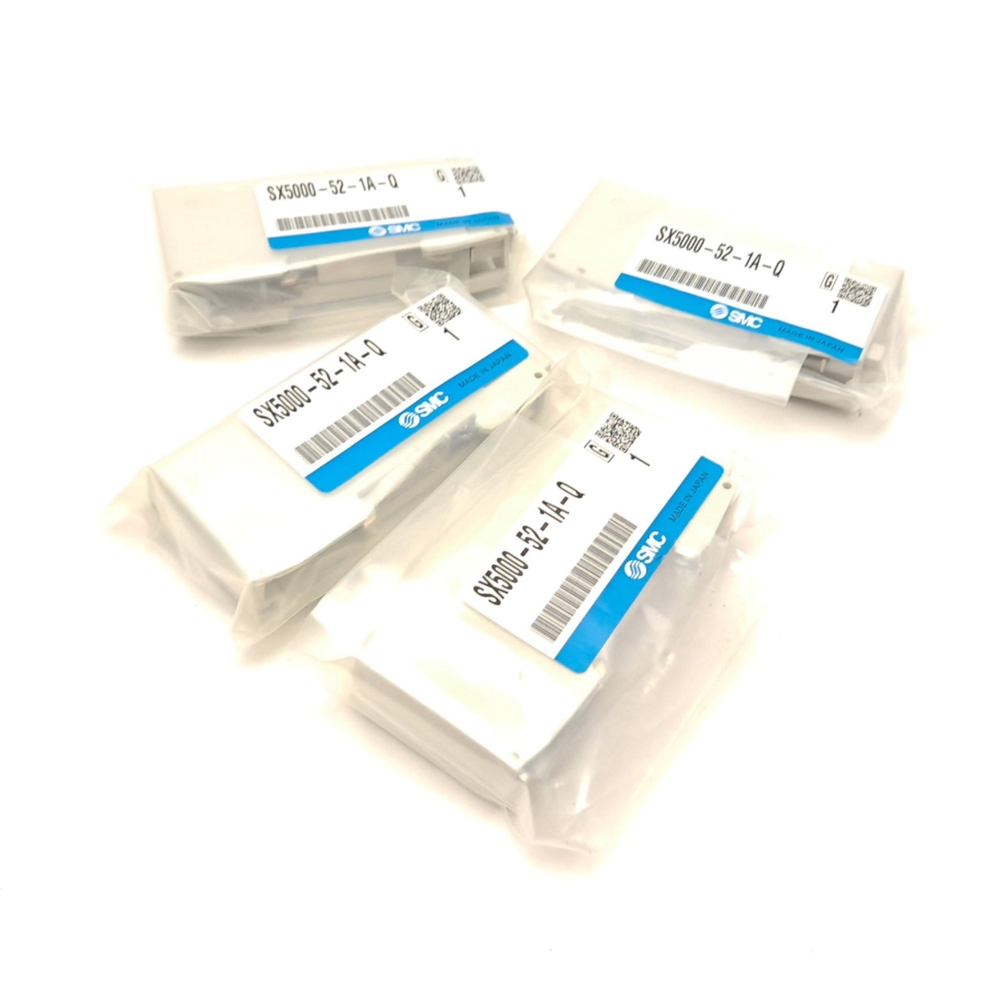 New Lot of 4 SMC SX5000-52-1A-Q Manifold Right End Plate Series SY5000