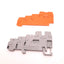 Used Lot of 41 Wago 270-570 Terminal Block, With 21 Wago 270-320 Inter./End Plates