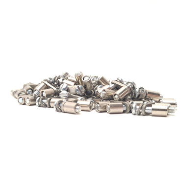 New Lot of 56 Altech Corp CA727/2 Terminal Block Jumper 2 Pole Round Pin 6mm