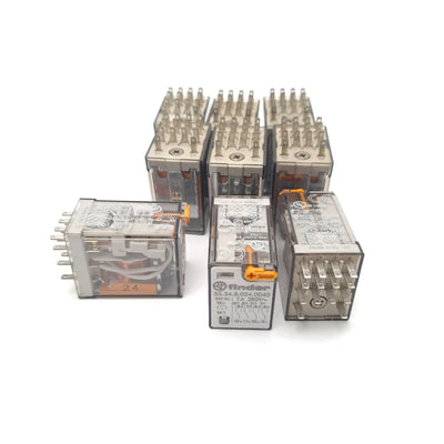 New Lot of 9 Finder 55.34.8.024.0040 Mini General Power relay 250 VAC 220 VDC 7 Amp
