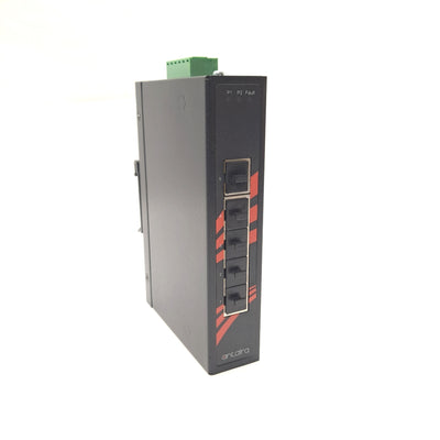 New Antaira LNX-500A 5 Port Slim Industrial Unmanaged Ethernet Switch 12-48 VDC 3W