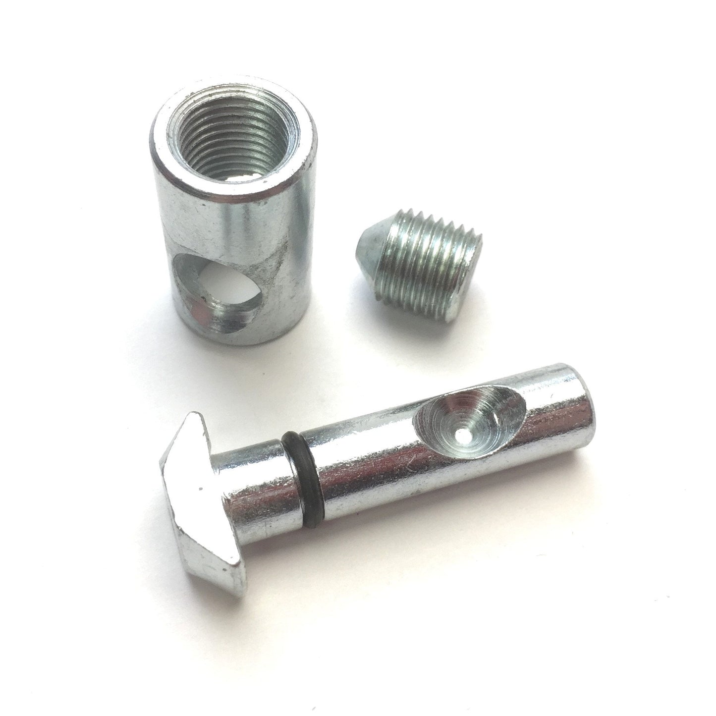 Used Lot of 9 80/20 14013 Aluminum Extrusion Central Connector Horizontal Orientation