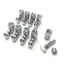 Used Lot of 9 80/20 14012 Aluminum Extrusion Central Connector Vertical Orientation