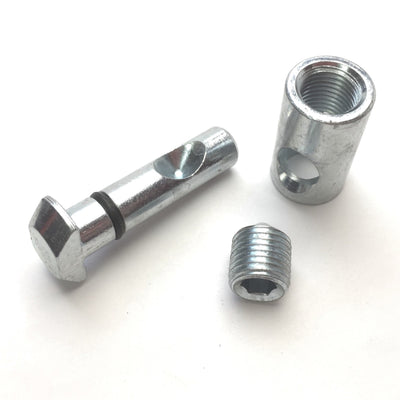 Used Lot of 9 80/20 14012 Aluminum Extrusion Central Connector Vertical Orientation