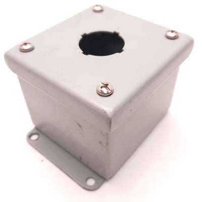 Used Wiegmann PB1 NEMA 12/13 Pushbutton Enclosure, 3.5" x 3.25" x 2.75", Wall Mount