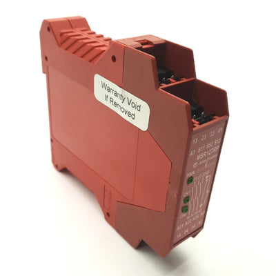Used Allen-Bradley 440R-N23135 MSR127RP Ser A Safety Relay 2x NC Input 3-Pole Aux 24V