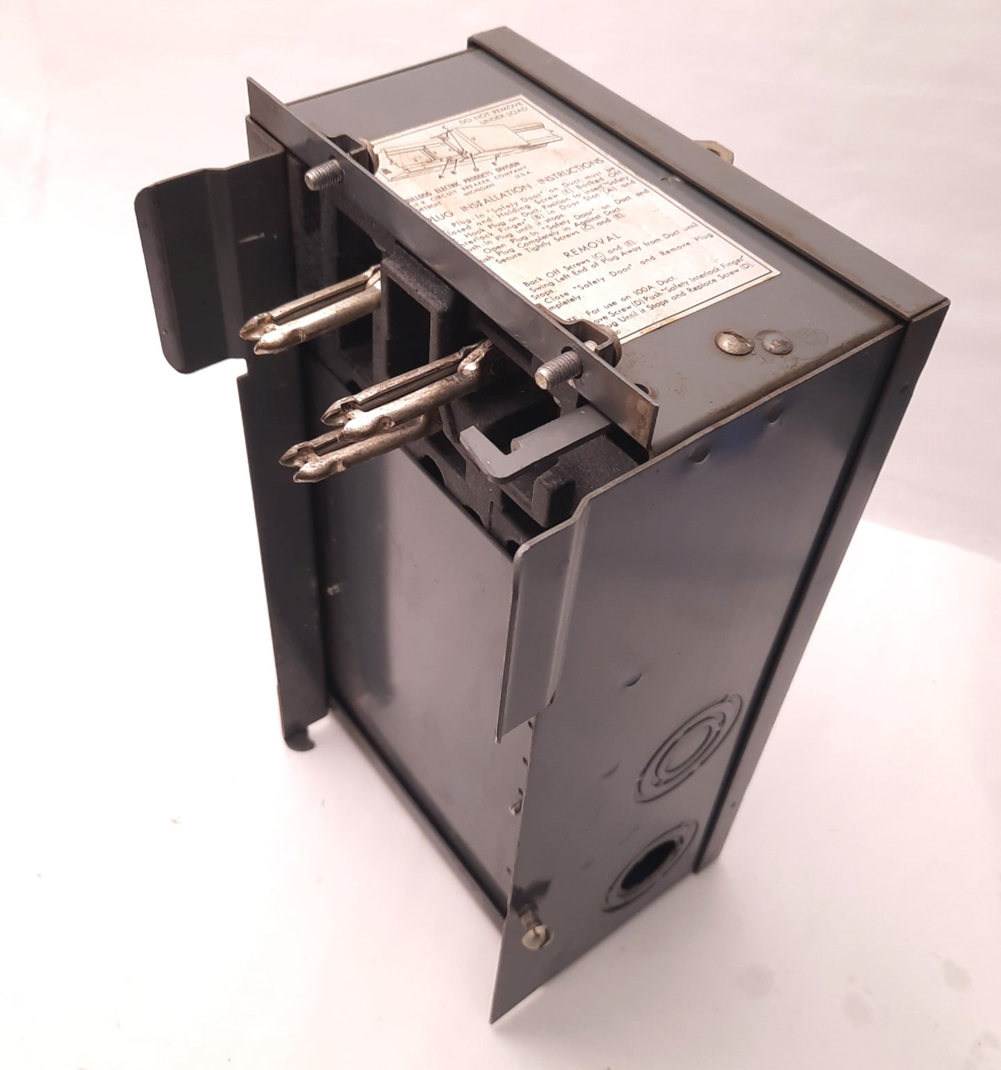 Used ITE Siemens XLP352 Cover Operated Bus Plug, 60 Amps, 600V AC, 3 Phase, 3 Wire