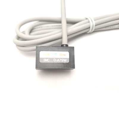 New SMC D-A79W Auto-Switch 2 Color Indication 24 VDC 5-40 mA Rail Mounting