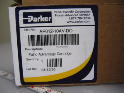 New Parker AP012-10AV-DO Filter 1.2µm 10" Viton Double Open End
