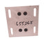 Used TSLOTS 655268 Floor Mount Base Plate, 1" x 1.5" Mounting, 4.25" x 4.25"