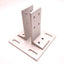Used TSLOTS 655268 Floor Mount Base Plate, 1" x 1.5" Mounting, 4.25" x 4.25"