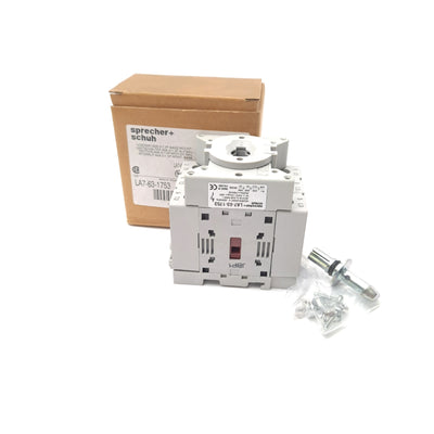 New Sprecher Schuh LA7-63-1753 Disconnect Switch 690 VAC 63 A 3 Pole N.O