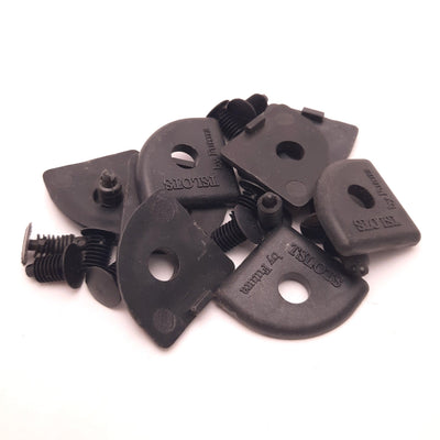 New – Open box Lot of 26 Tslots 655005 TS1010QR End Cap Black, Style 5, Series 10, ABS