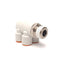 New SMC KQ2ZD13-37S Universal Double Branch Elbow Fitting 4x 1/2" Tube to 1/2"NPT