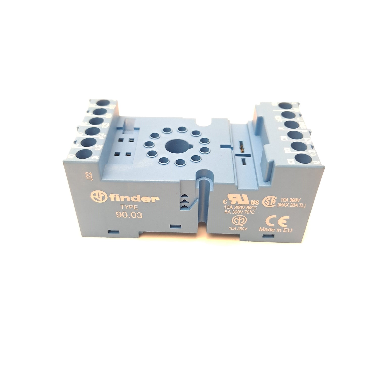 New – Open box Lot of 14 Finder 90.03.SMA Relay Socket 11 Pin 250 VAC 10 A DIN Rail Mount