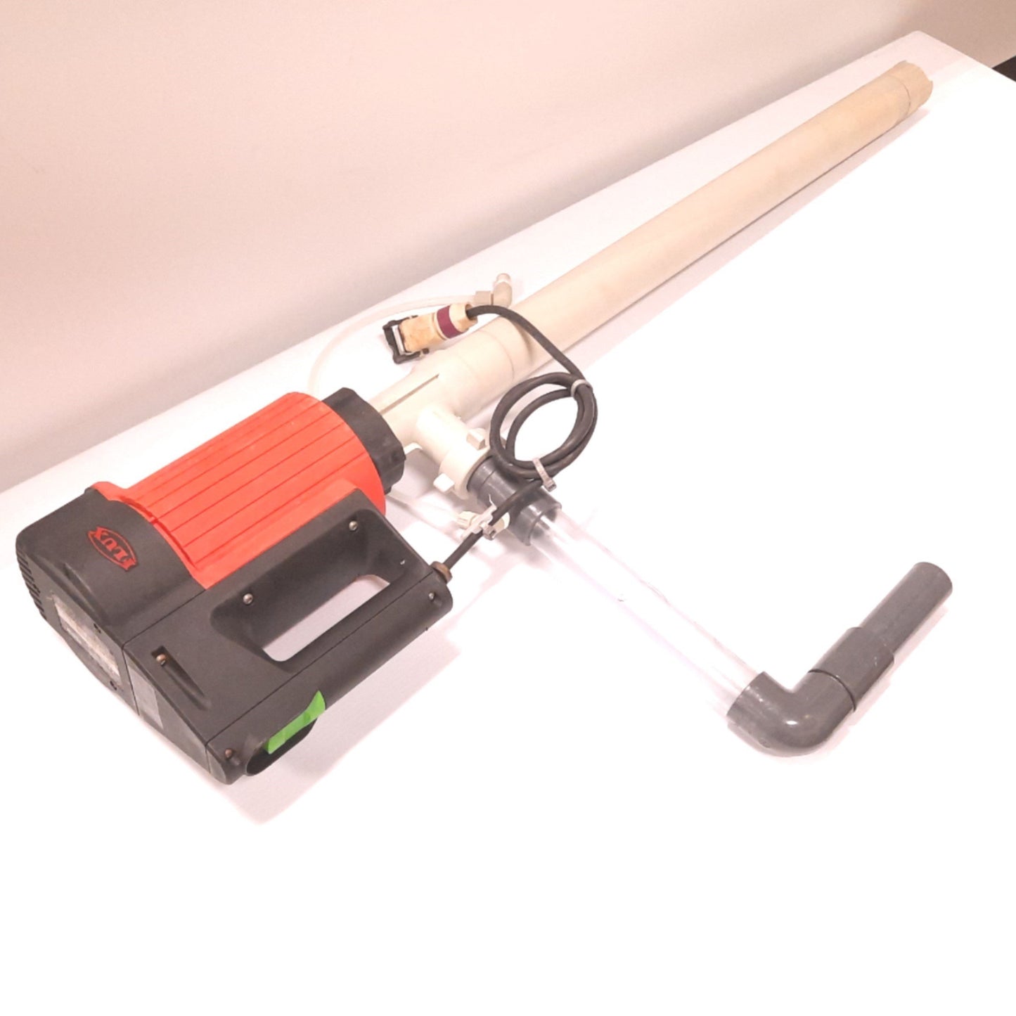 Used Flux F430 PP-50/43Z Drum Pump, Outer Dia: 2", Immersion: 27", With F457 Motor