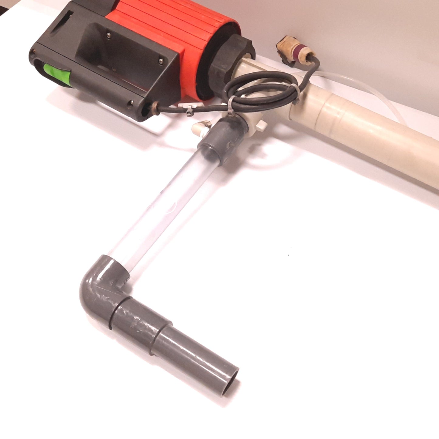 Used Flux F430 PP-50/43Z Drum Pump, Outer Dia: 2", Immersion: 27", With F457 Motor