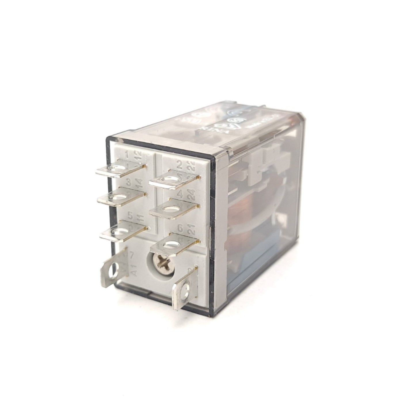 New Finder 56.32.9.024.0040 DPDT Plugin Non-Latching Power Relay 24 VDC 12 A