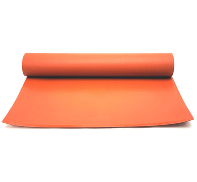 Used  36" x 24" x 3/32" Fiberglass Fabric Reinforced High Temperature Silicone Sheet