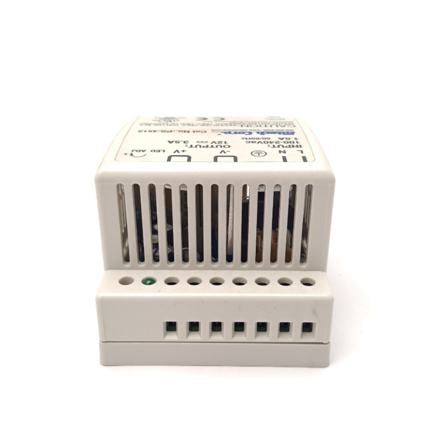 New Altech Corp PS-4512 Power Supply 85-264 VAC 12 VDC 42 W 3.5 A DIN Rail