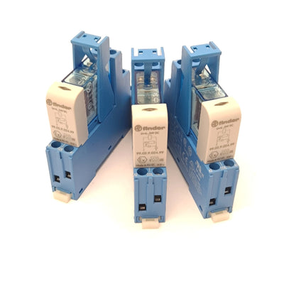 New – Open box Lot of 3 Finder 48.52.7.024.0050.SPA General Purpose Relay 250 VAC 24 VDC 8 A