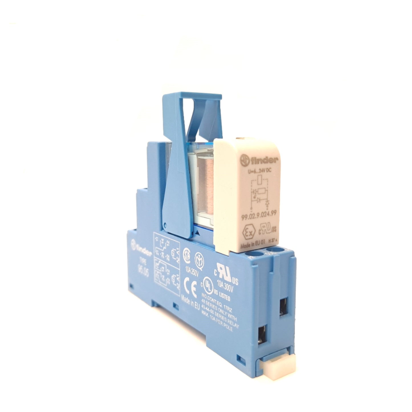 New – Open box Lot of 3 Finder 48.52.7.024.0050.SPA General Purpose Relay 250 VAC 24 VDC 8 A