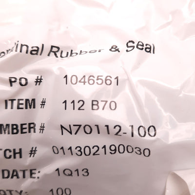 New Lot of 1450 Cardinal N70112 Industrial Service O-Ring, 70 Durometer, 1/2" Size