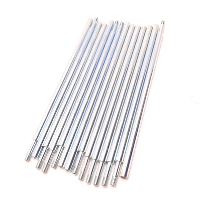 New – Open box Lot of 14 SMC VVQ2000-26-9 Port Solenoid Valve Tie Rod, M4 x 0.7, 6.5" Length