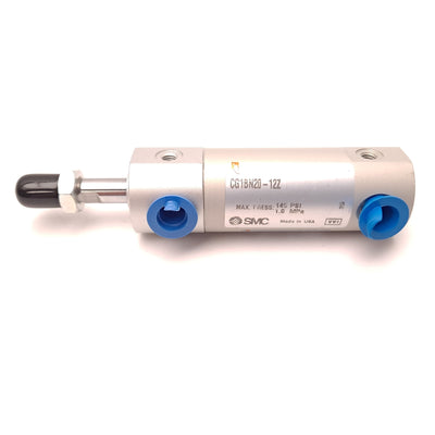 New SMC CG1BN20-12Z Round Body Cylinder 145 PSI 20 mm Bore 12 mm Stroke