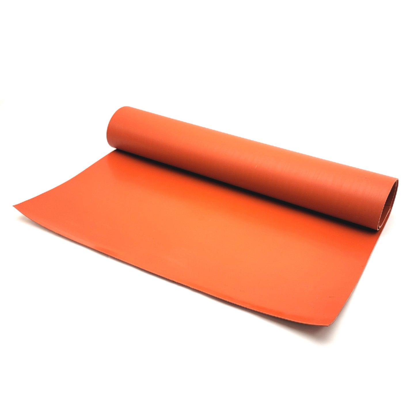 Used  36" x 48" x 3/32" Fiberglass Fabric Reinforced High Temperature Silicone Sheet