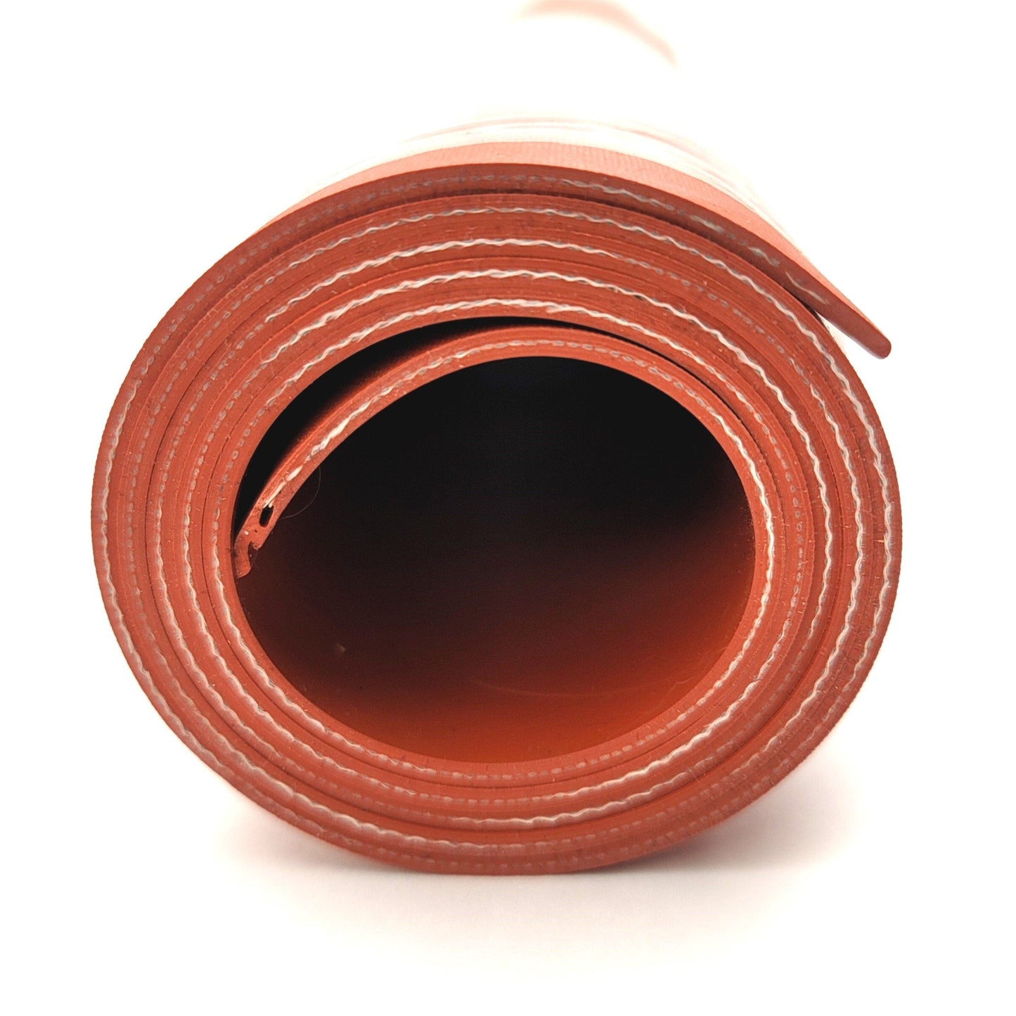 Used  36" x 48" x 3/32" Fiberglass Fabric Reinforced High Temperature Silicone Sheet