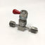 Used Swagelok 6LV-DLBW4-PX High Purity Manual Diaphragm Valve, 1/4" VCR, Red Handle