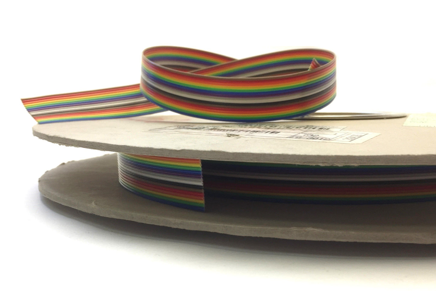 New – Open box OKI Electric 2651 Flat Ribbon Cable 16-Conductor Multi-Colored 300V 28AWG ~75 FT