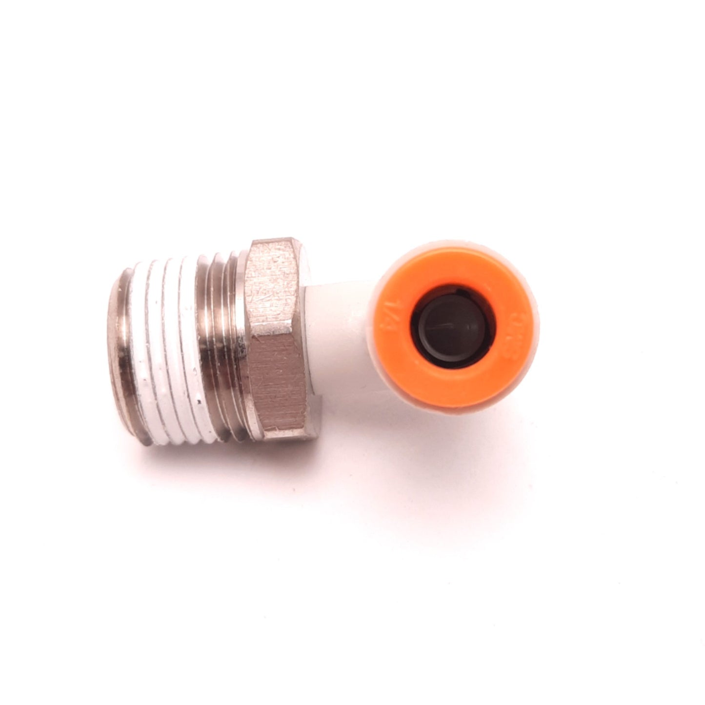 New Lot of 9 SMC KQ2L07-36S-X2 Male Elbow Connector Fitting, 1/4" One Touch, 3/8"NPT