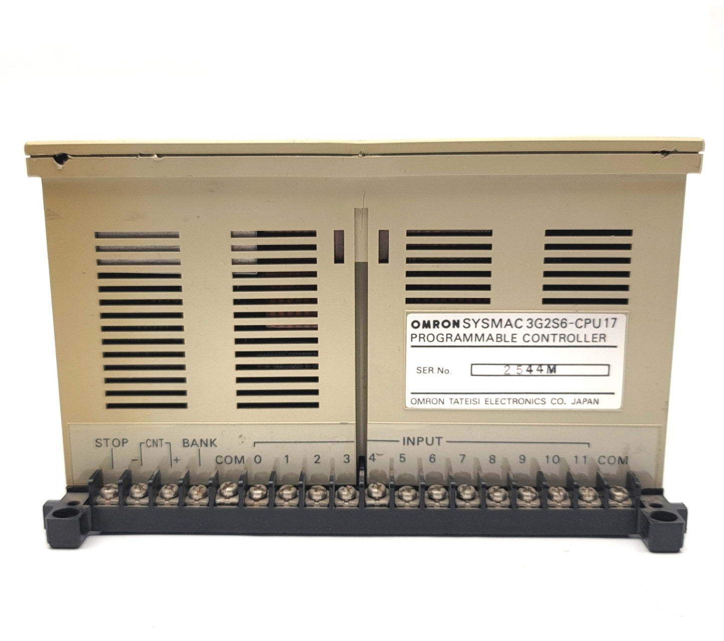 Used Omron 3G2S6-CPU17 Sysmac S6 Programmable Controller 12 In, 8 Out, 24V AC/DC
