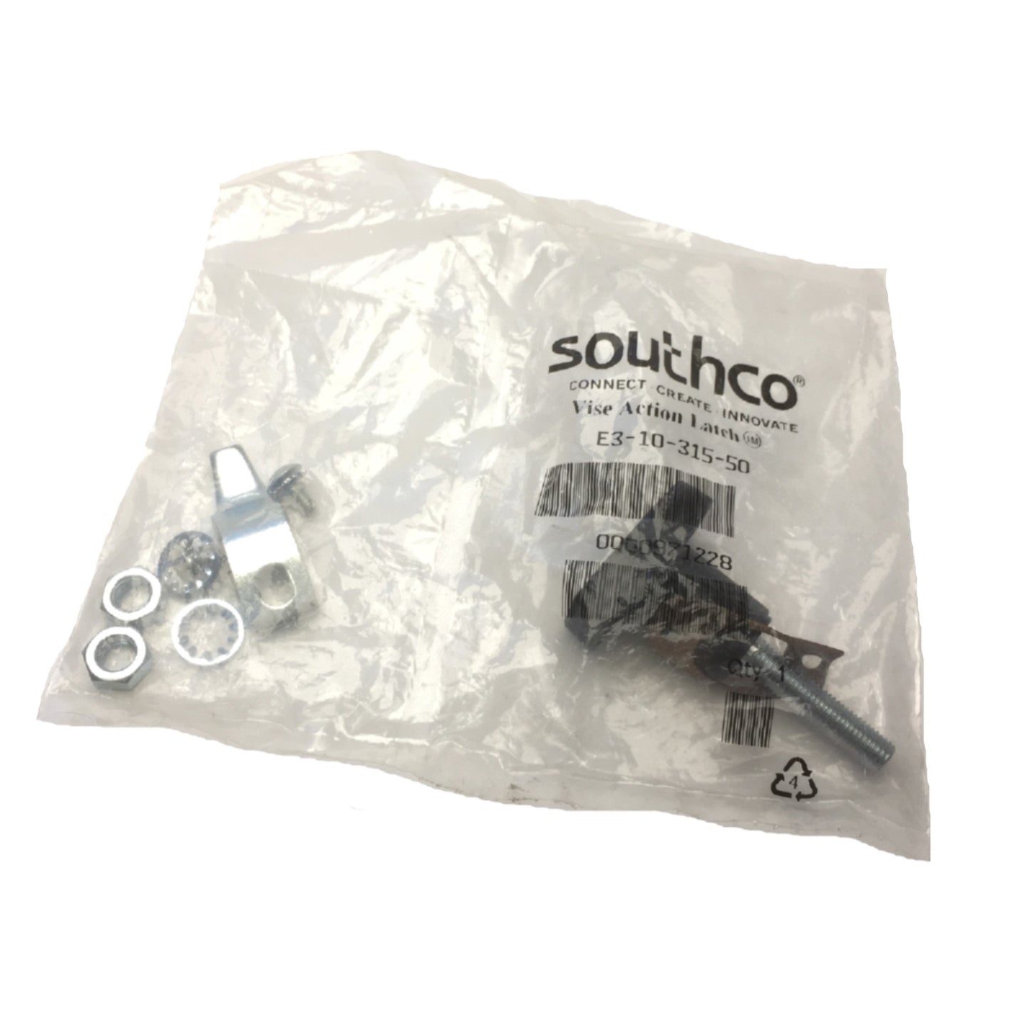 New Southco E3-10-315-50 Vise Action Compression Latch, Black, Quarter-Turn Knob