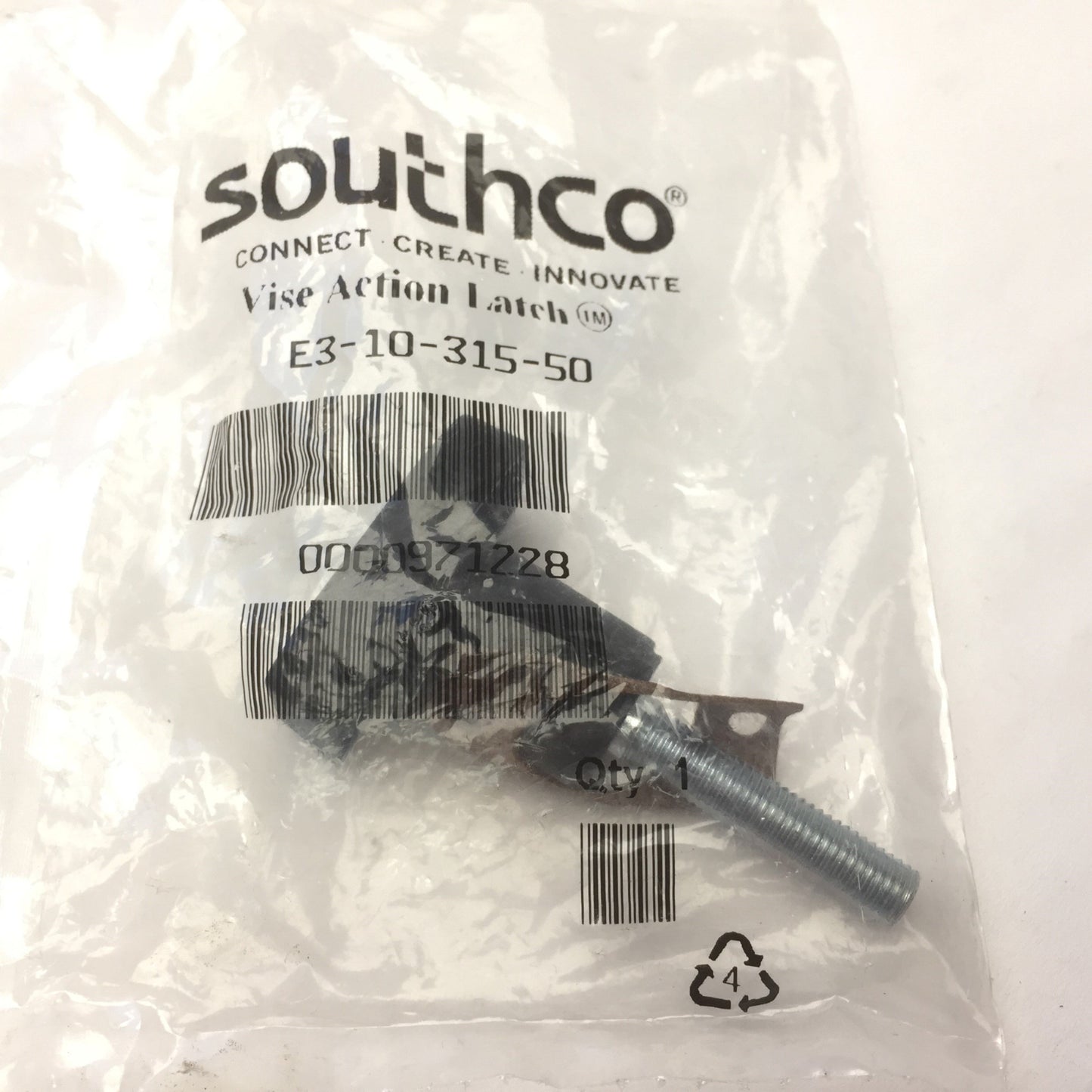 New Southco E3-10-315-50 Vise Action Compression Latch, Black, Quarter-Turn Knob