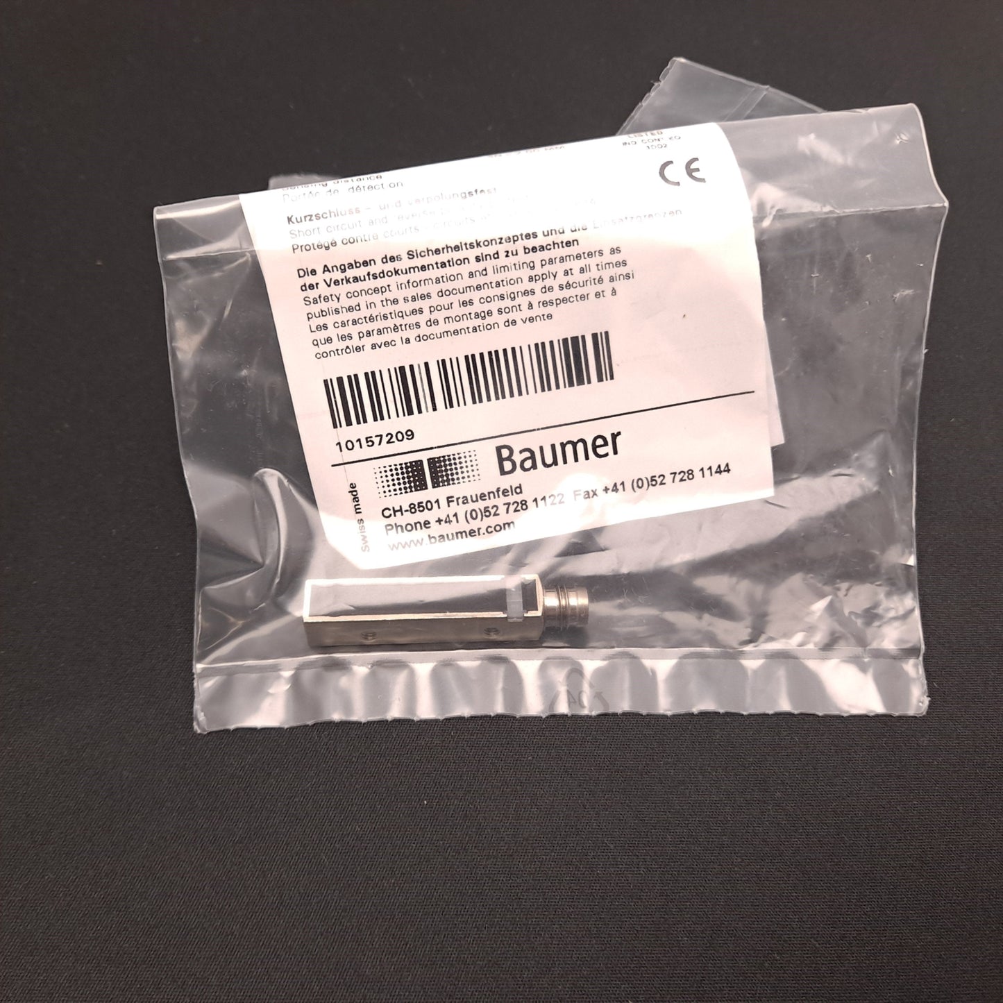 New Other Baumer IFFM 08P17A1/01S35L Inductive Proximity Sensor 10-30VDC 2mm Range PNP N.O