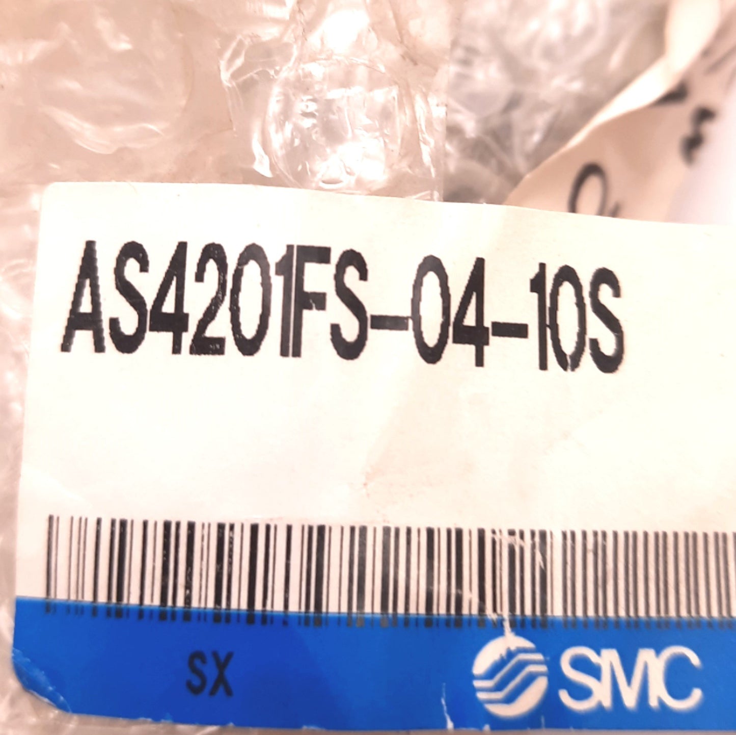 New – Open box Lot of 3 SMC AS4201FS-04-10S Flow Controller with Fitting, R 1/2 Port, Meter-Out