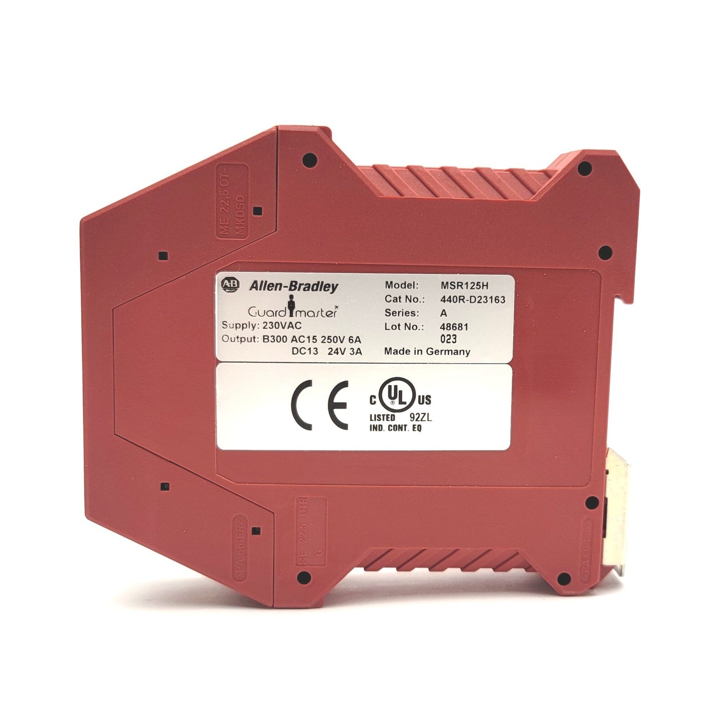 New – Open box Allen Bradley 440R-D23163 Ser A Guardmaster Two Hand Control Safety Relay 230VAC