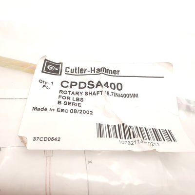 New Cutler Hammer CPDSA400 Rotary Disconnect Shaft, Length: 400mm, For Type D