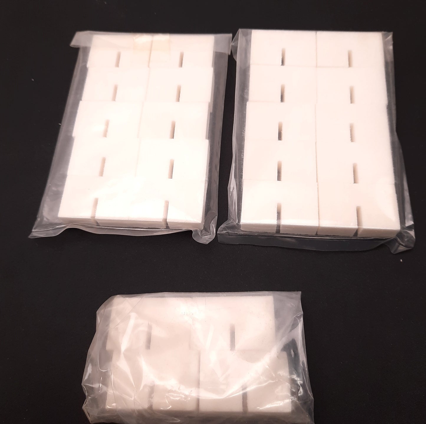 Used Lot of 24 SMC VVQ2000-82A-1 Silencer Element, VVQ2000, Two Packages of 10 Plus 4